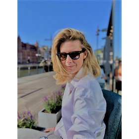 Biała koszula damska oversize 100% bawełna satynowa