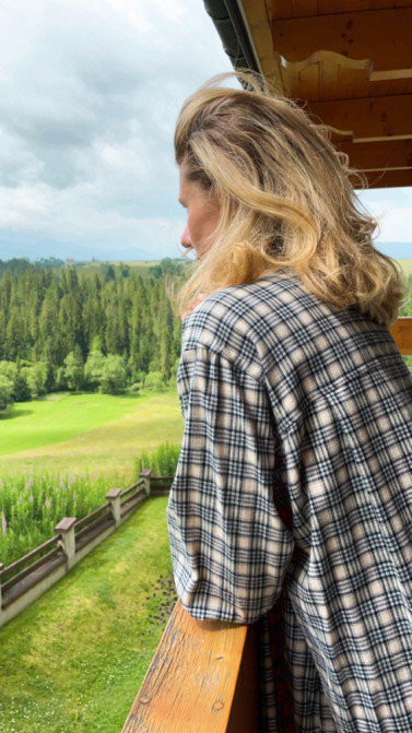 Koszula damska flanelowa oversize długa VALENTINA BURBERRY
