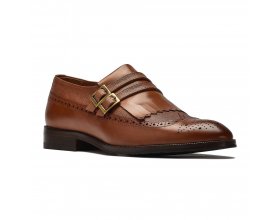 Brogue damskie brązowe